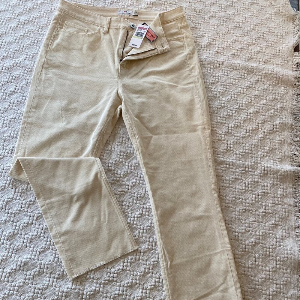 Vineyard Vines, size 30, Ivory corduroys